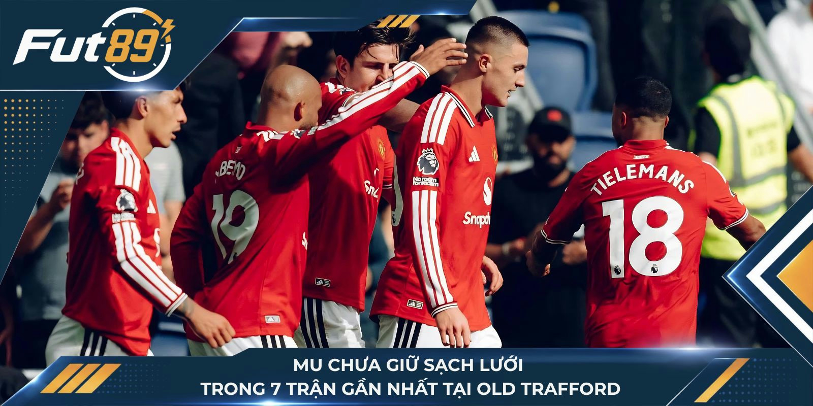 MU chưa giữ sạch lưới trong 7 trận gần nhất tại Old Trafford
