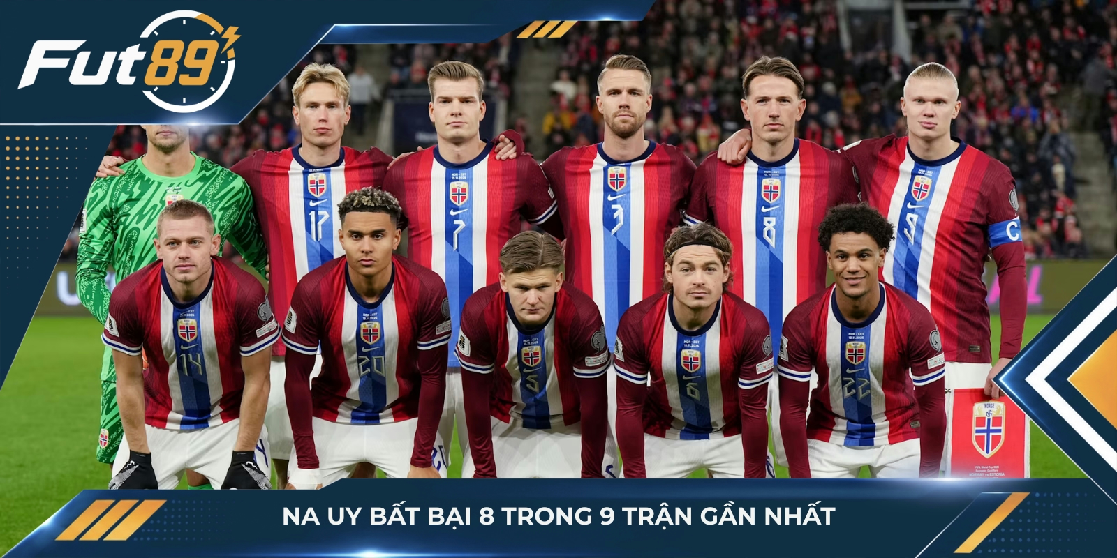 Na Uy bất bại 8 trong 9 trận gần nhất