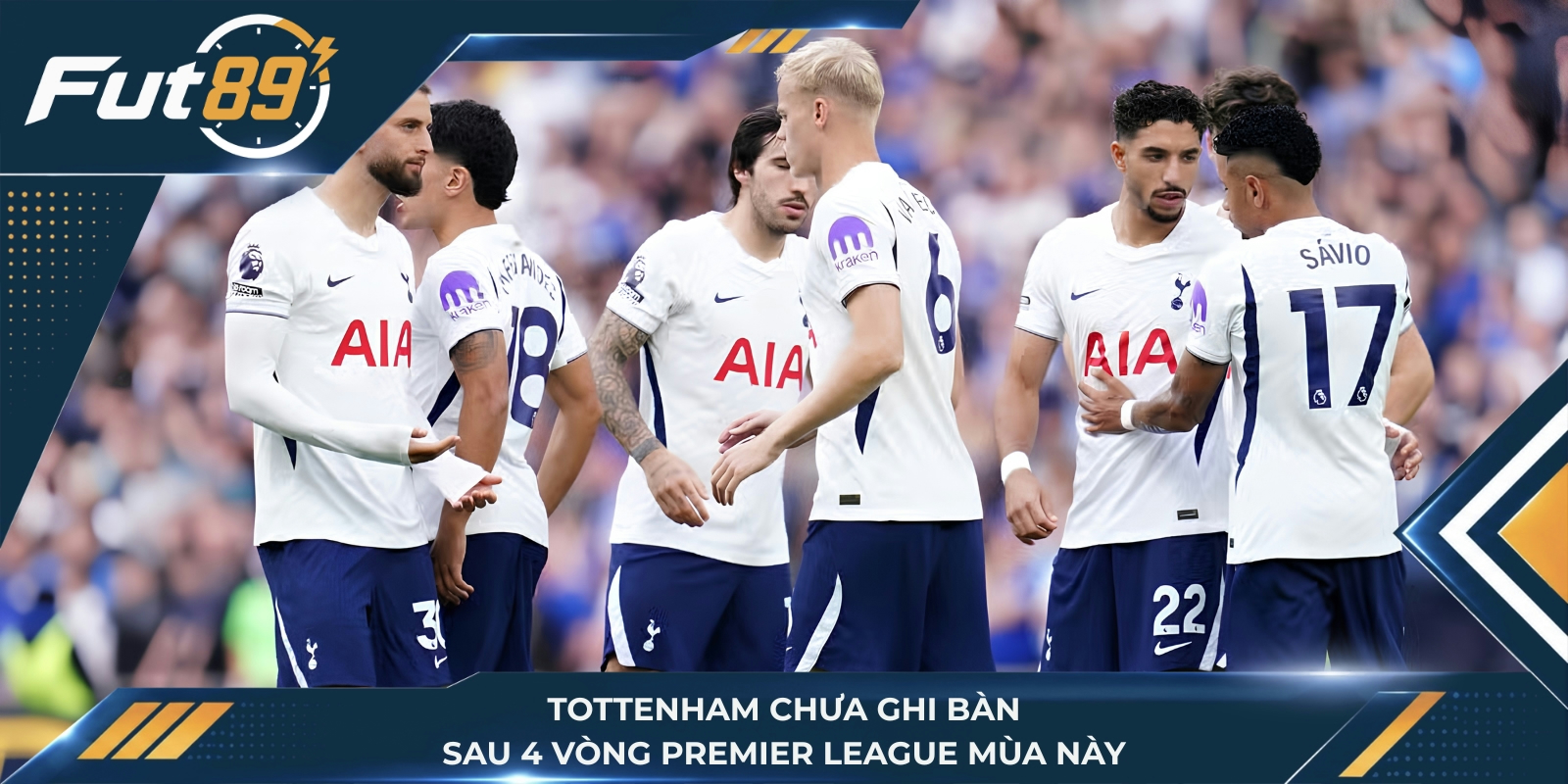 Tottenham chưa ghi bàn sau 4 vòng Premier League mùa này