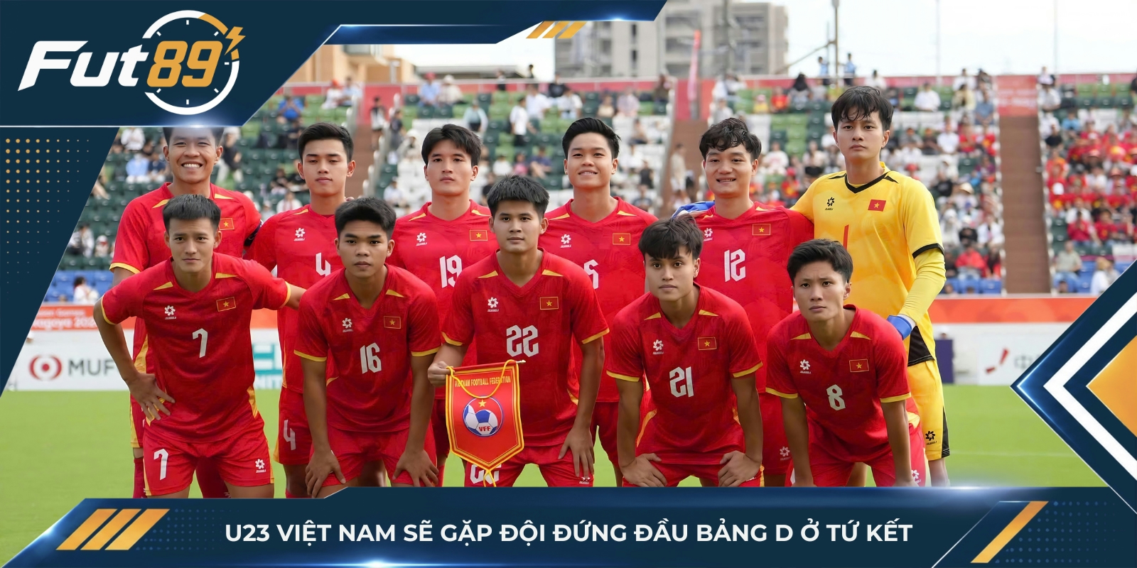 U23 Việt Nam sẽ gặp đội đứng đầu bảng D ở tứ kết