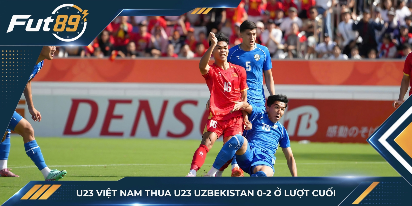 U23 Việt Nam thua U23 Uzbekistan 0-2 ở lượt cuối