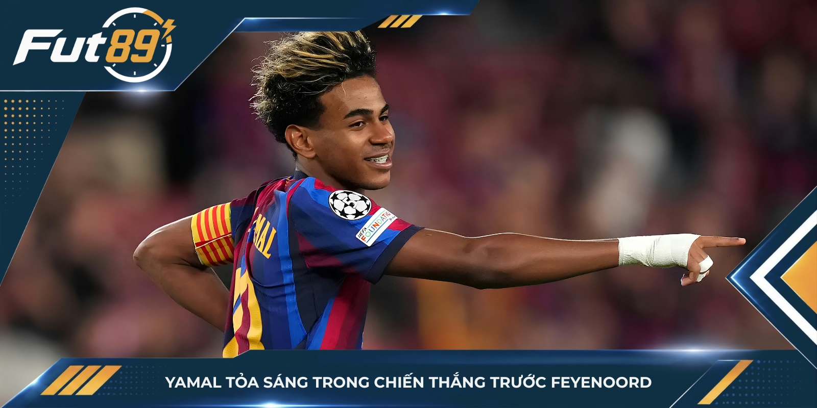 Yamal tỏa sáng trong chiến thắng trước Feyenoord