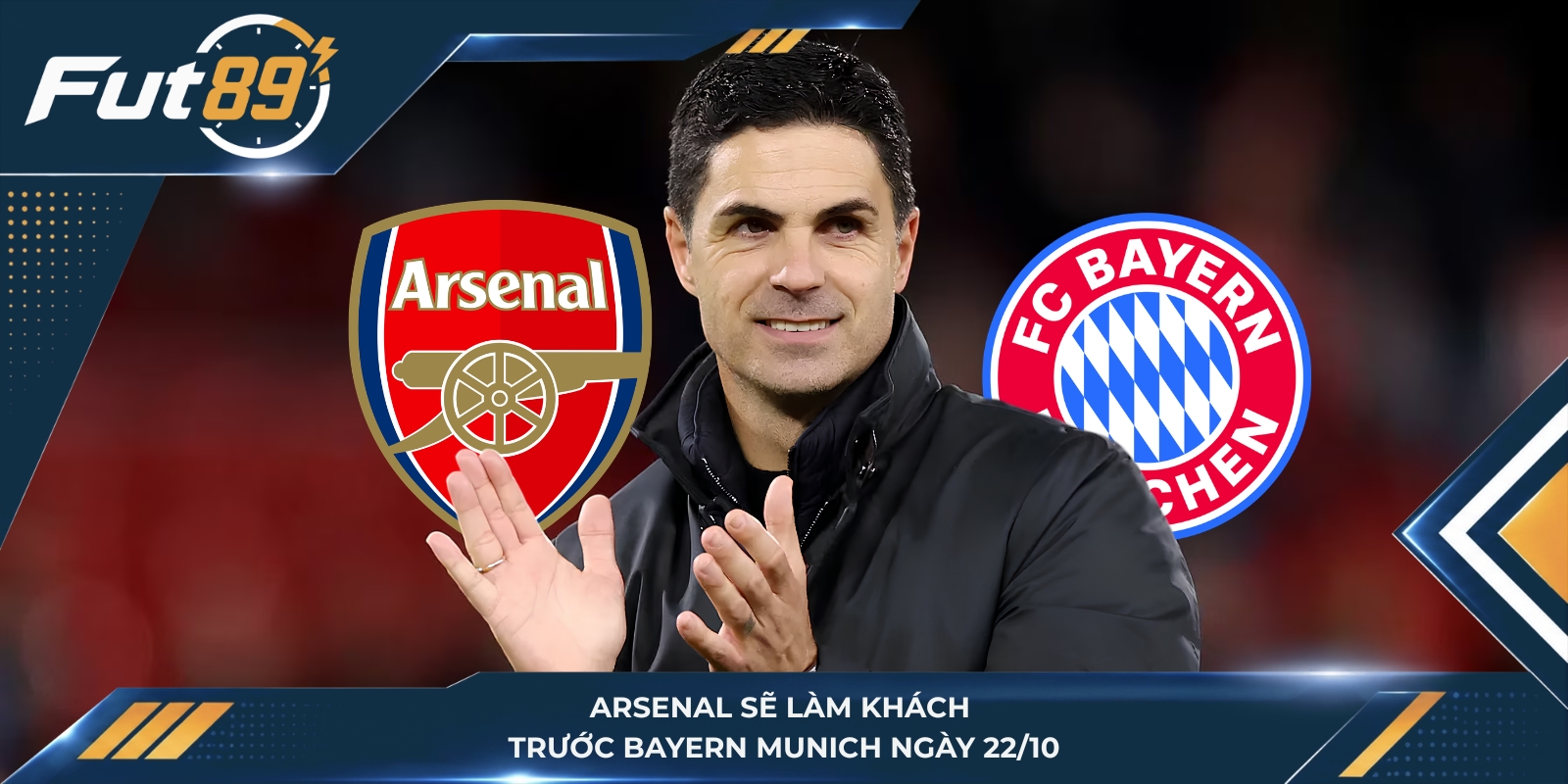 Arsenal sẽ làm khách trước Bayern Munich ngày 22/10