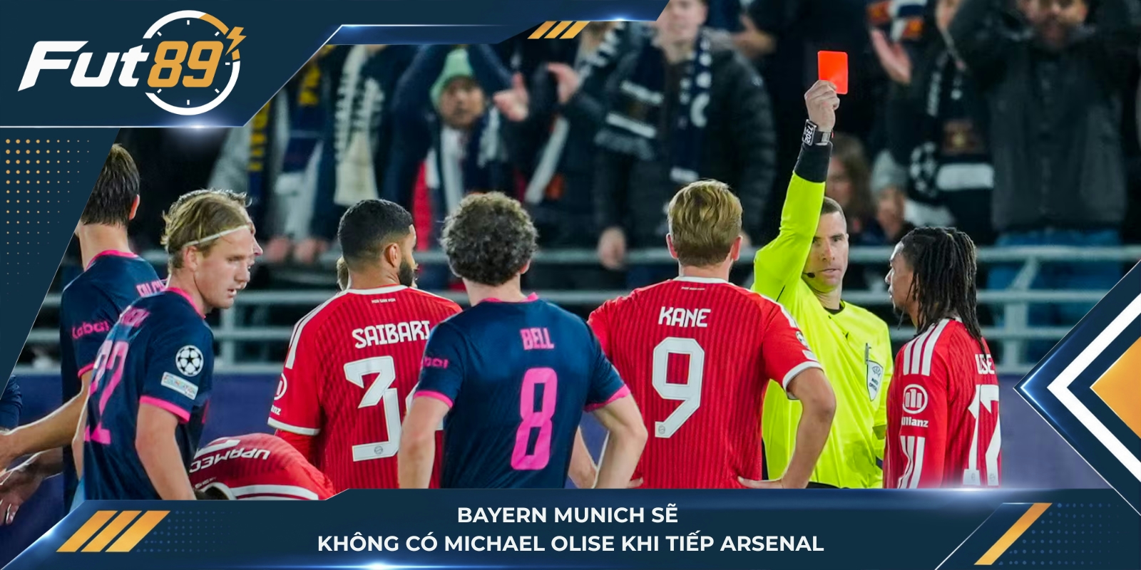Bayern Munich sẽ không có Michael Olise khi tiếp Arsenal