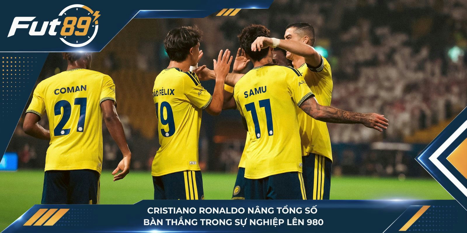Cristiano Ronaldo nâng tổng số bàn thắng trong sự nghiệp lên 980