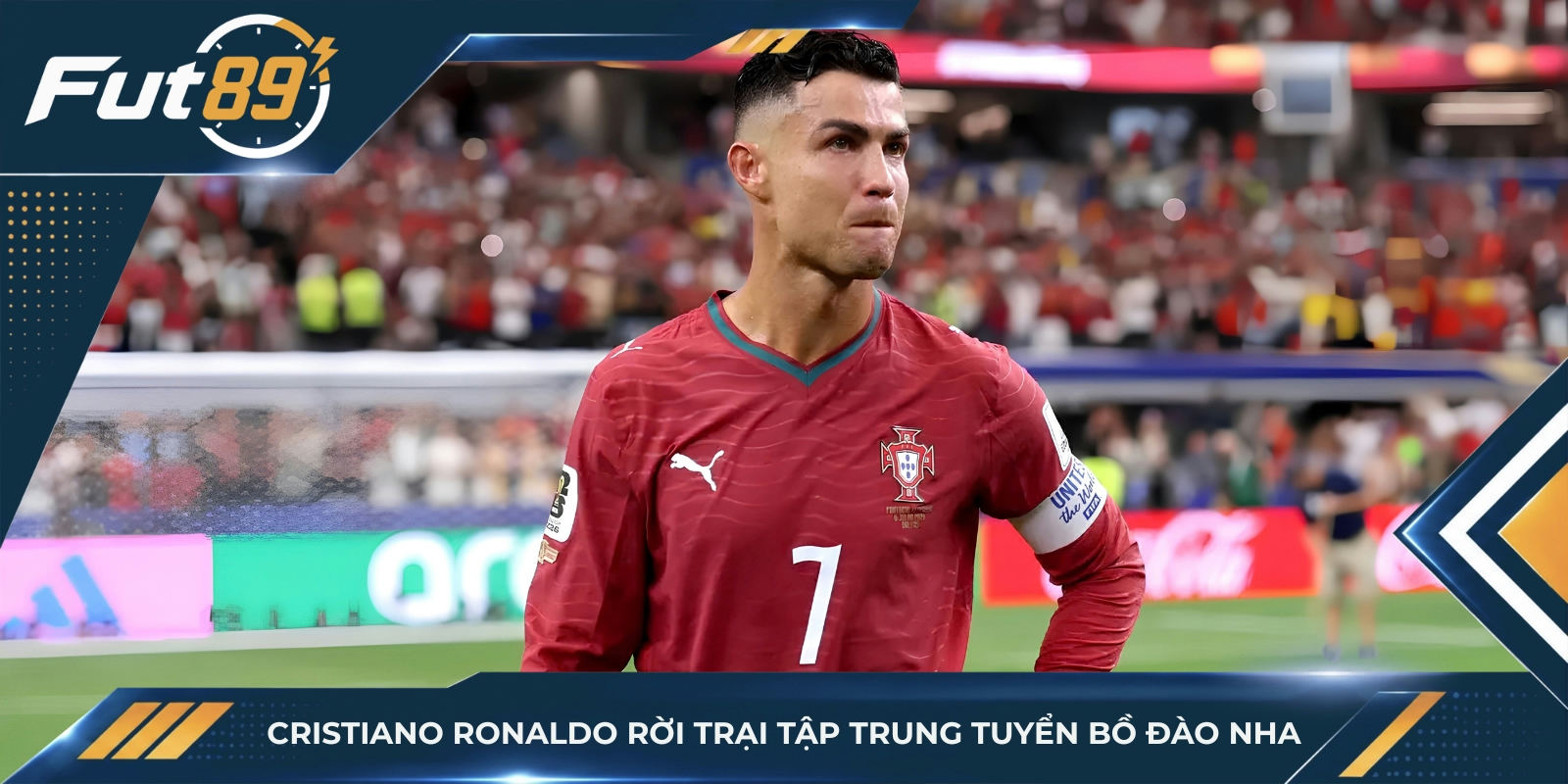 Cristiano Ronaldo rời trại tập trung tuyển Bồ Đào Nha