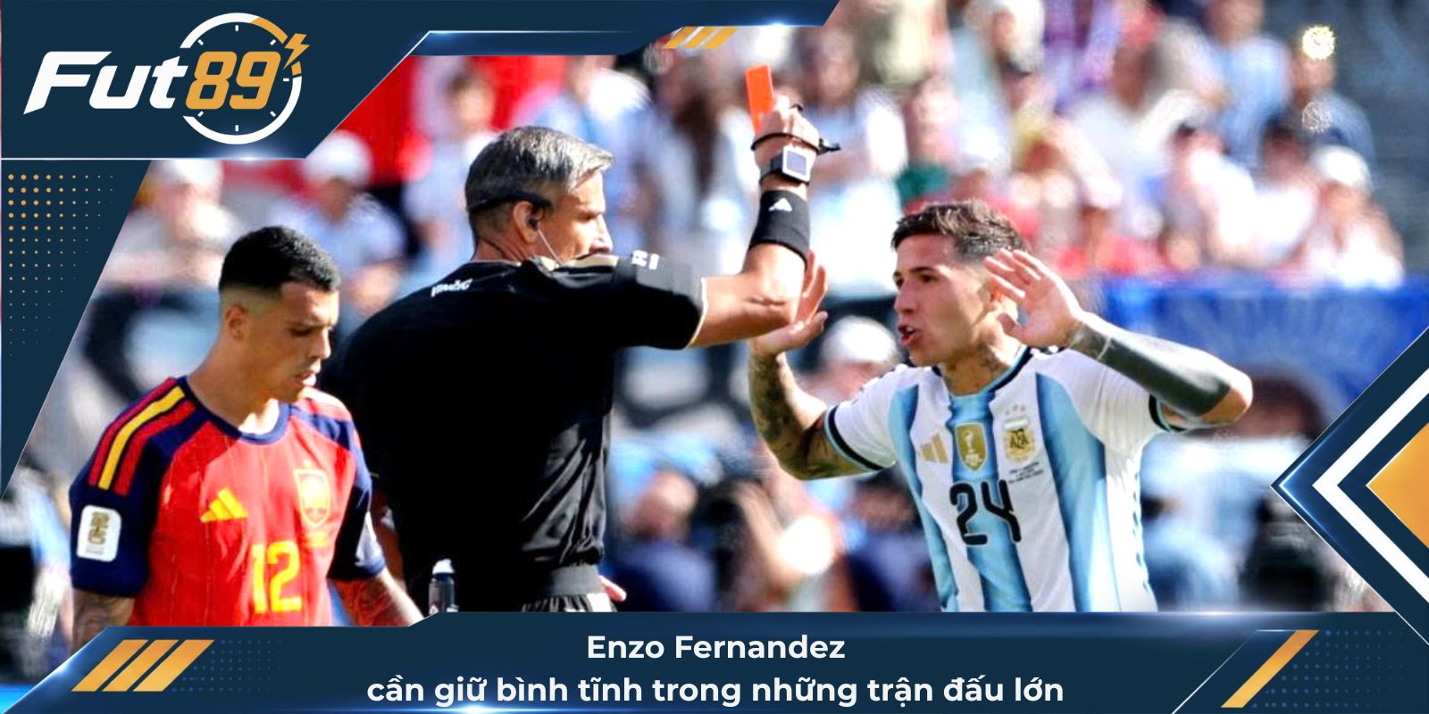 Enzo Fernandez cần giữ bình tĩnh trong những trận đấu lớn