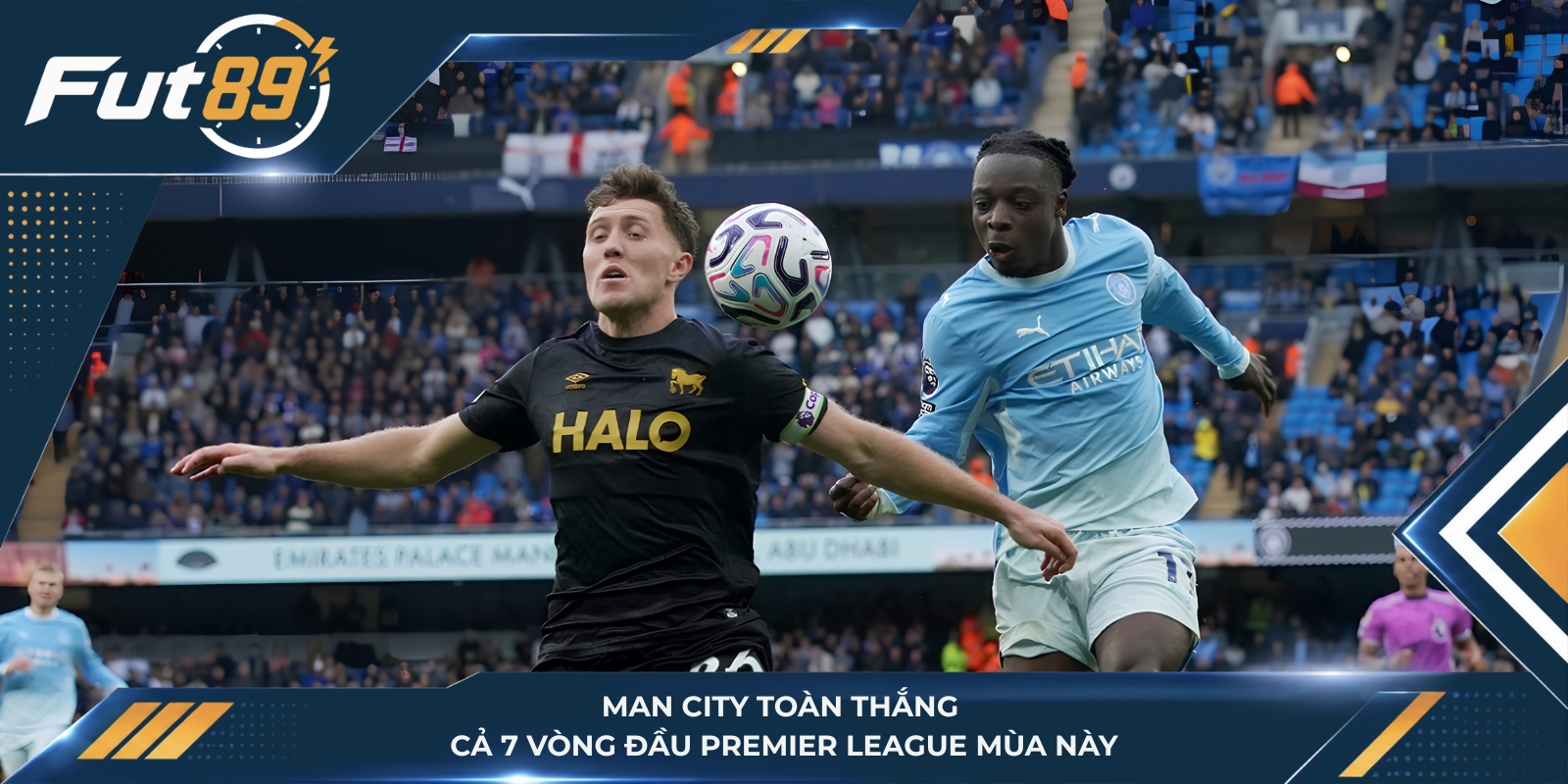 Man City toàn thắng cả 7 vòng đầu Premier League mùa này