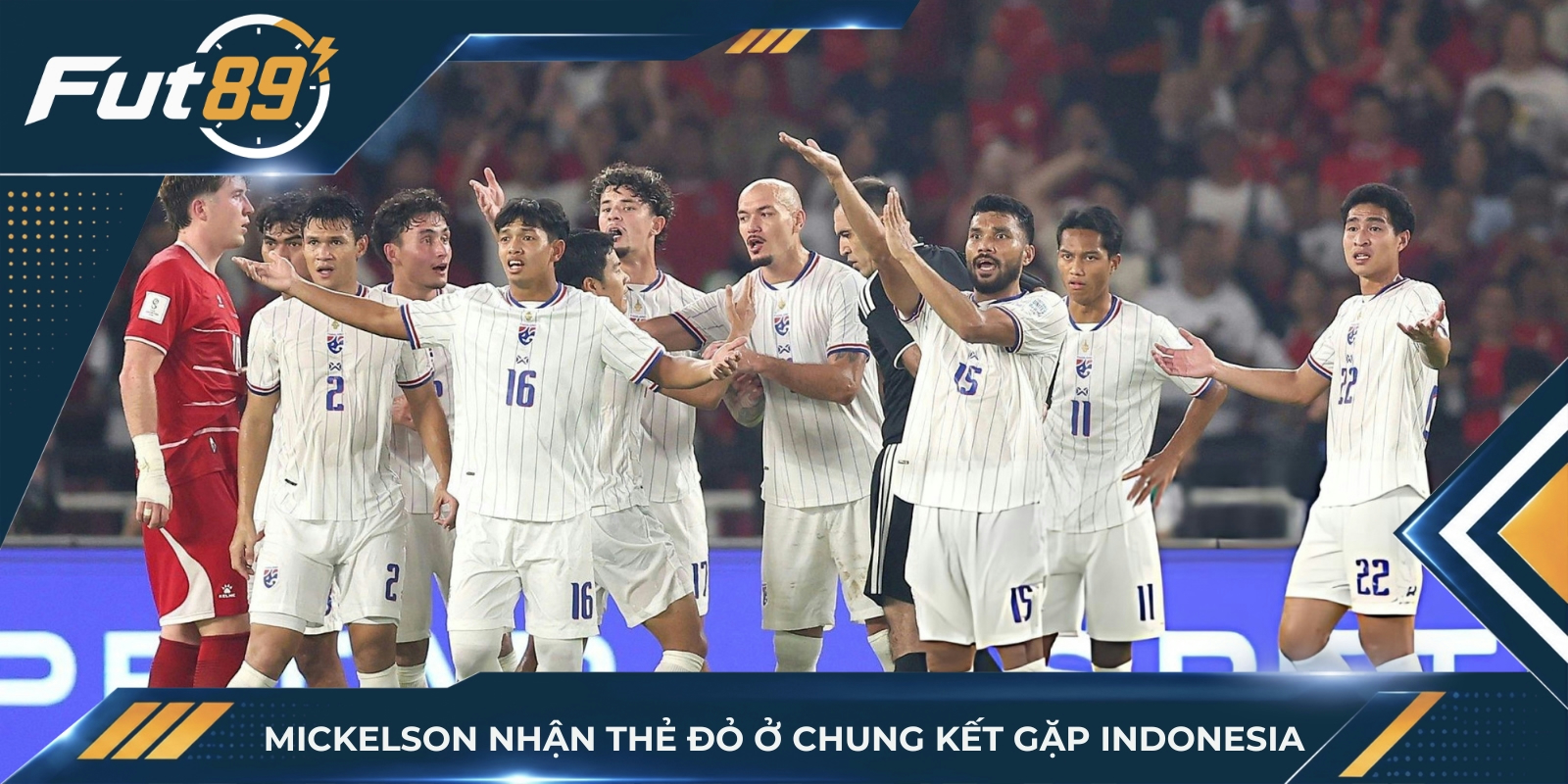 Mickelson nhận thẻ đỏ ở chung kết gặp Indonesia