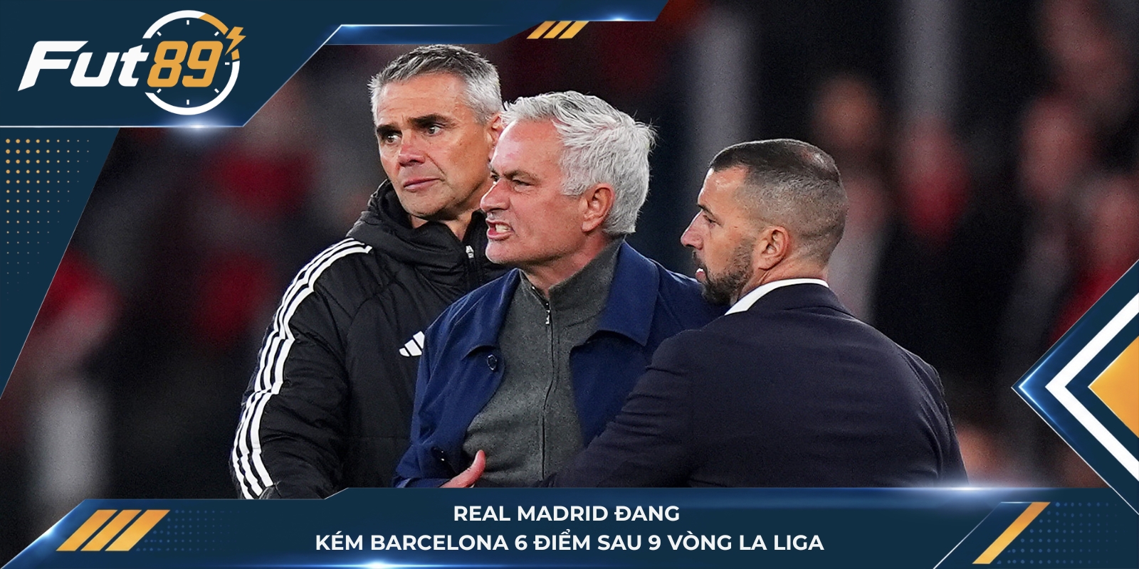 Real Madrid đang kém Barcelona 6 điểm sau 9 vòng La Liga