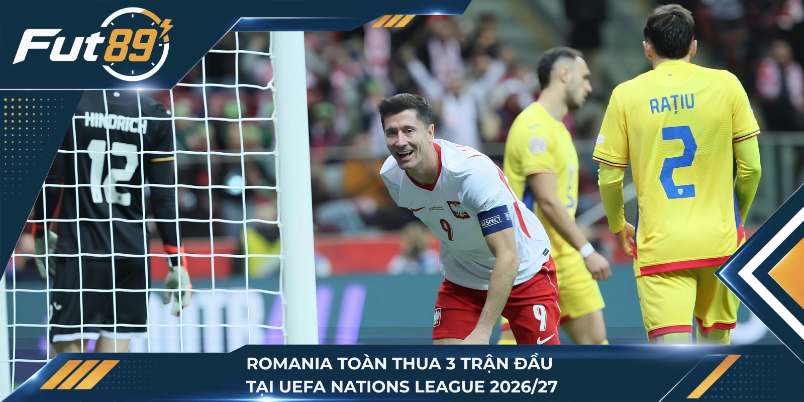 Romania toàn thua 3 trận đầu tại UEFA Nations League 2026/27