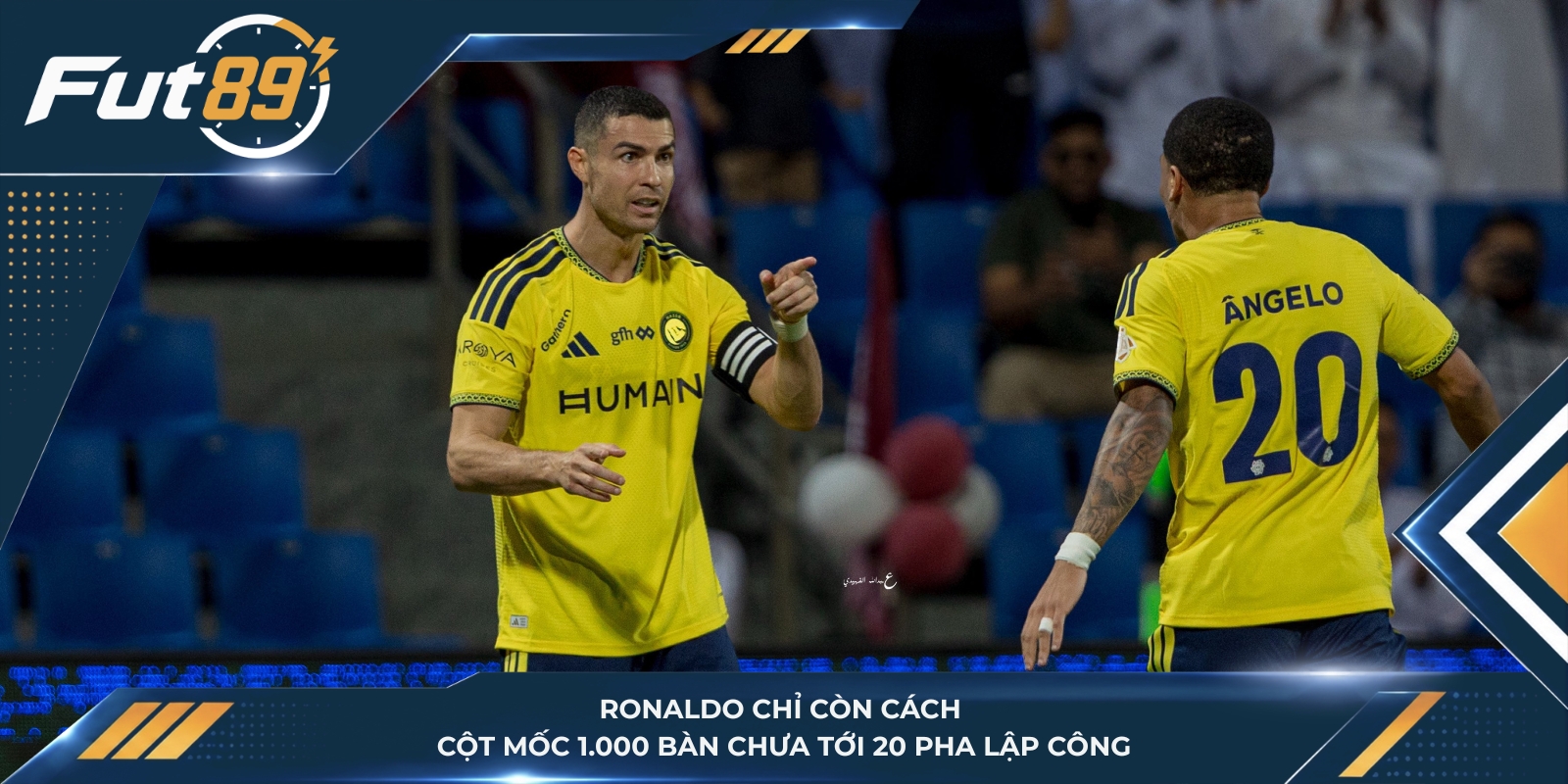 Ronaldo chỉ còn cách cột mốc 1.000 bàn chưa tới 20 pha lập công