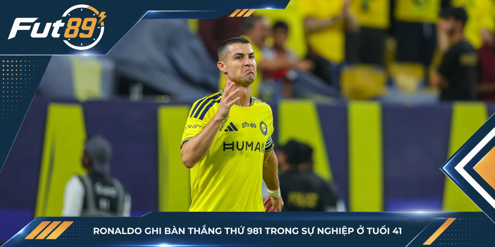 Ronaldo ghi bàn thắng thứ 981 trong sự nghiệp ở tuổi 41