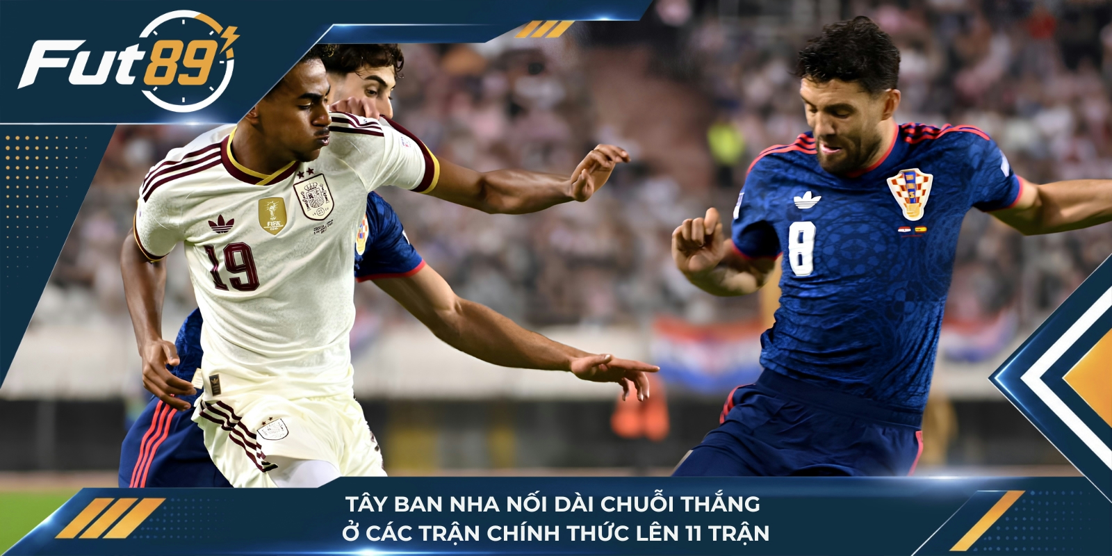 Tây Ban Nha nối dài chuỗi thắng ở các trận chính thức lên 11 trận