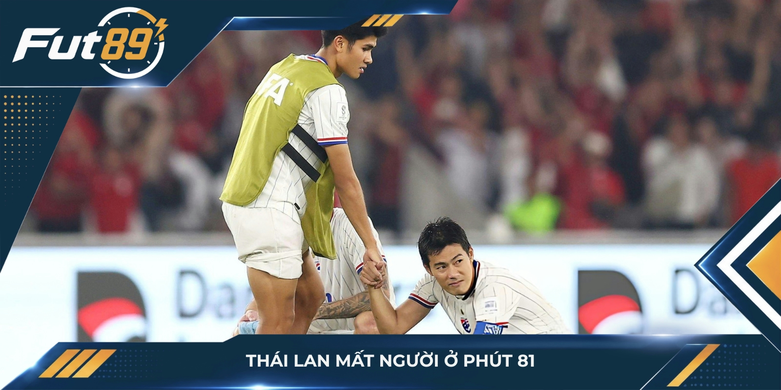 Thái Lan mất người ở phút 81