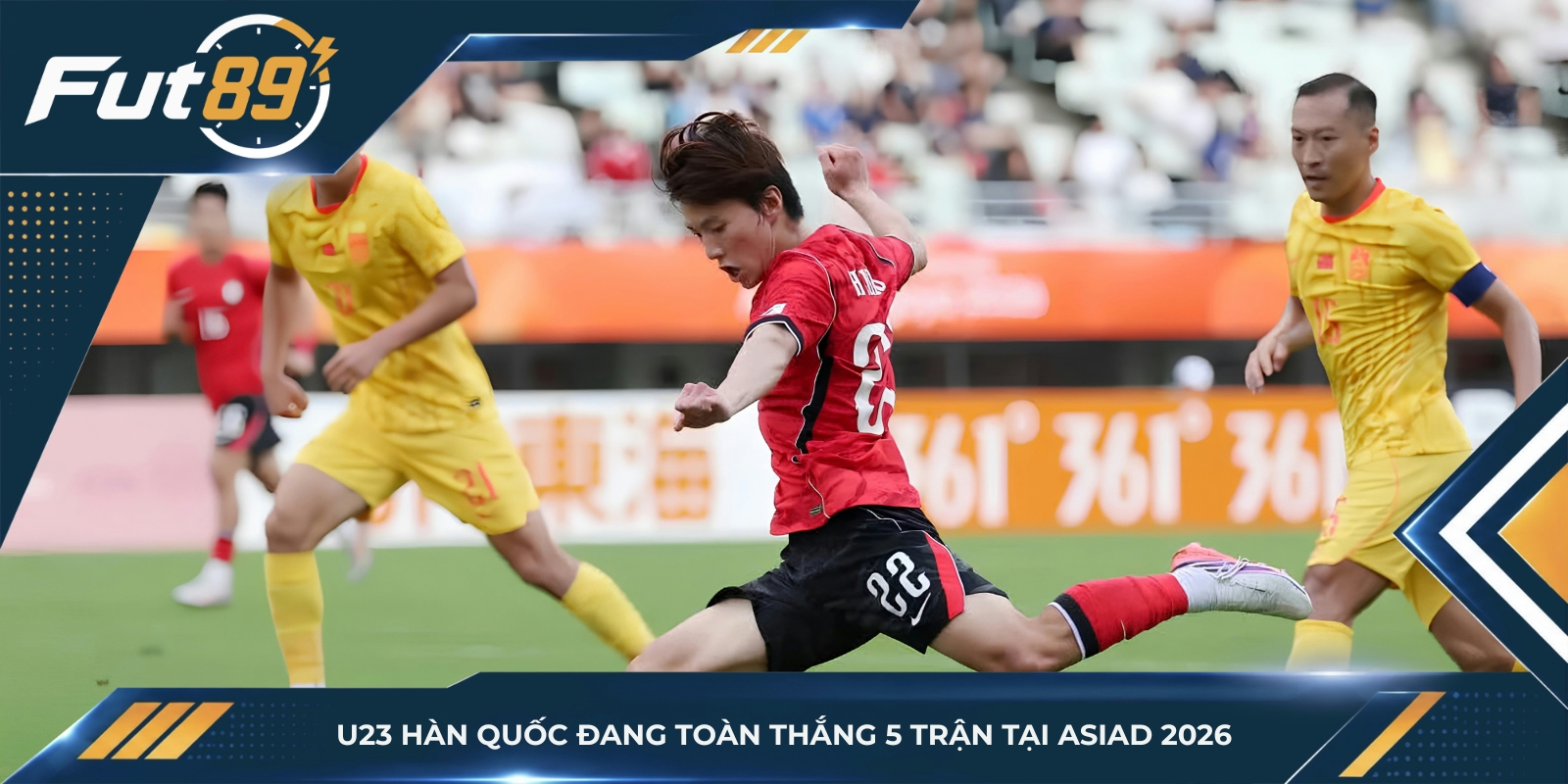 U23 Hàn Quốc đang toàn thắng 5 trận tại ASIAD 2026