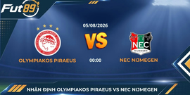 Nhận Định Olympiakos Piraeus Vs NEC Nijmegen: Đại Diện Hy Lạp Áp Đảo
