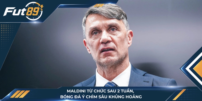Maldini Từ Chức Sau 2 Tuần, Bóng Đá Ý Chìm Sâu Khủng Hoảng