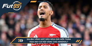 Saliba Vắng Mặt Đầu Mùa Giải Mới: Thảm Họa Hay Cơ Hội Vàng Cho Arsenal?