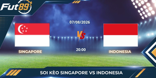 Soi Kèo Singapore Vs Indonesia: Thể Chất Áp Đảo Tại Kallang