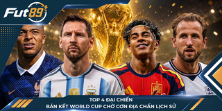 Top 4 Đại Chiến, Bán Kết World Cup Chờ Cơn Địa Chấn Lịch Sử