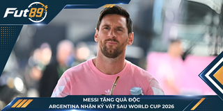 Messi Tặng Quà Độc, Argentina Nhận Kỷ Vật Sau World Cup 2026