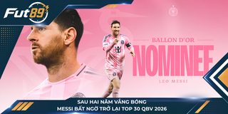 Sau Hai Năm Vắng Bóng, Messi Bất Ngờ Trở Lại Top 30 QBV 2026