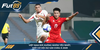 Việt Nam Rơi Xuống Nhóm Yếu Nhất, Mất Cơ Hội Dự U20 Châu Á 2029