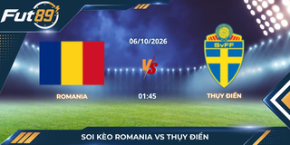 Soi Kèo Romania Vs Thụy Điển – UEFA Nations League B – Trận 06/10