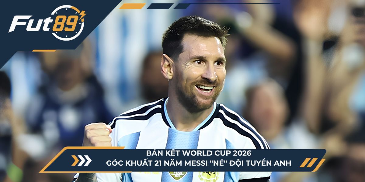 Bán Kết World Cup 2026: Góc Khuất 21 Năm Messi “Né” Đội Tuyển Anh