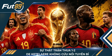 Sự Thật Trận Thua 1-2: De Ketelaere Không Cứu Nổi Tuyển Bỉ