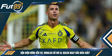Bận Mặn Nồng Bên Vợ, Ronaldo Bỏ Rơi Al Nassr Ngay Đầu Mùa Giải?