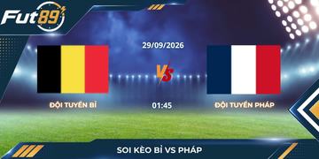 Soi Kèo Bỉ Vs Pháp – UEFA Nations League A 2026 – Trận 29/09