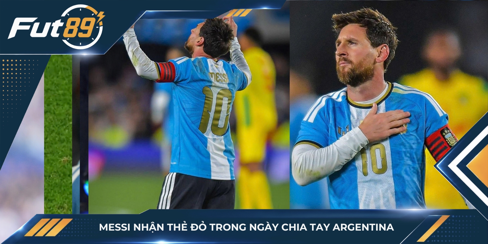 Messi Nhận Thẻ Đỏ Trong Ngày Chia Tay Argentina