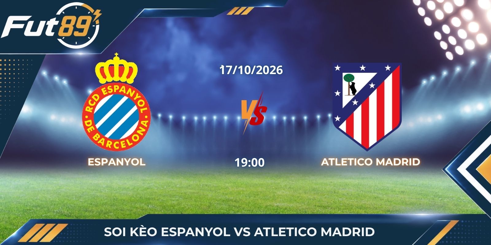 Soi Kèo Espanyol Vs Atletico Madrid – La Liga 2026 – Trận 17/10