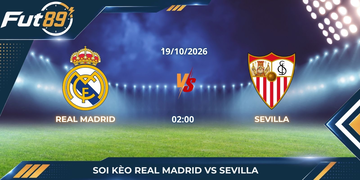 Soi Kèo Real Madrid Vs Sevilla – La Liga 2026 – Trận 19/10