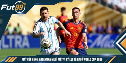 Mất Cúp Vàng, Argentina Muối Mặt Vì Kỷ Lục Tệ Hại Ở World Cup 2026