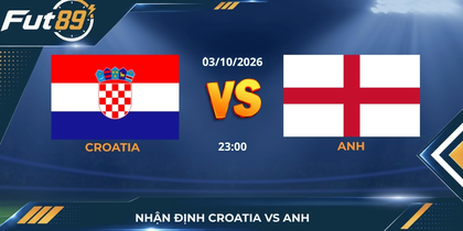 Nhận Định Croatia Vs Anh – UEFA Nations League A 2026 – Trận 03/10