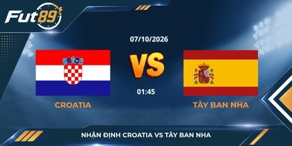 Nhận định Croatia vs Tây Ban Nha