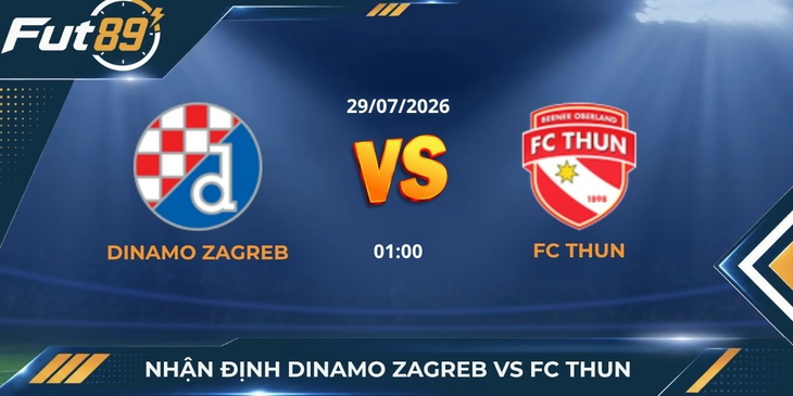 Nhận Định Dinamo Zagreb vs FC Thun: Lợi Thế Tối Đa Tại Thánh Địa Maksimir