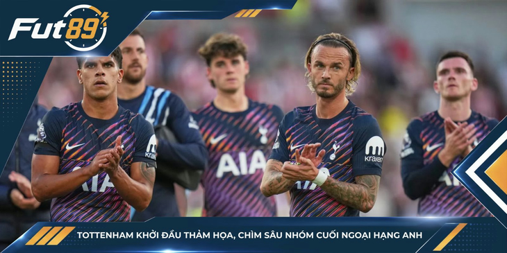 Tottenham Khởi Đầu Thảm Họa, Chìm Sâu Nhóm Cuối Ngoại Hạng Anh