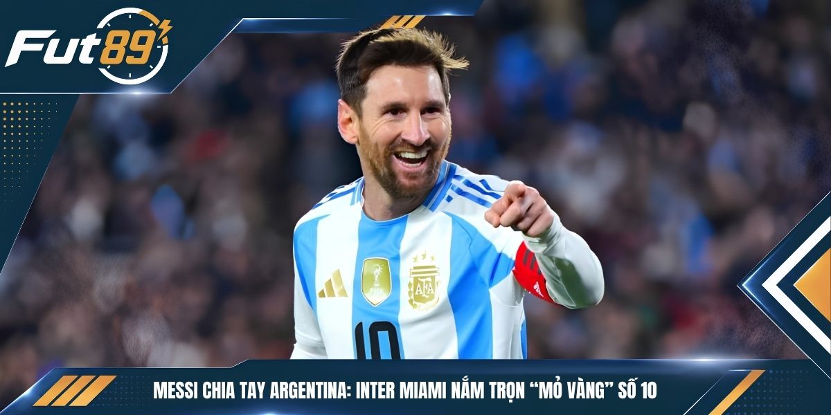 Messi Chia Tay Argentina: Inter Miami Nắm Trọn “Mỏ Vàng” Số 10