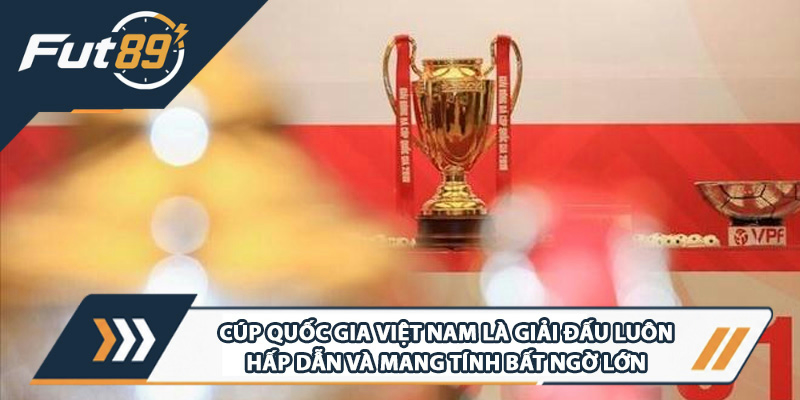 Cúp Quốc gia Việt Nam là giải đấu luôn hấp dẫn và mang tính bất ngờ lớn