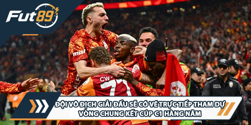 Đội vô địch giải đấu sẽ có vé trực tiếp tham dự vòng chung kết Cúp C1 hàng năm