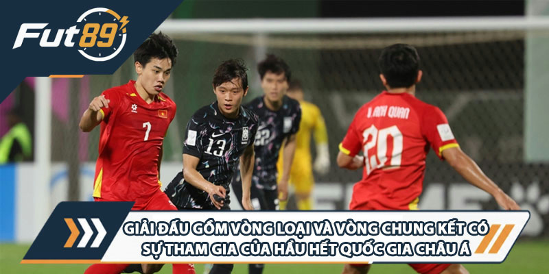Giải đấu gồm vòng loại và vòng chung kết có sự tham gia của gần như đầy đủ các quốc gia châu Á