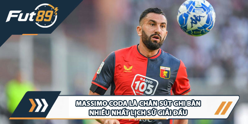 Massimo Coda là chân sút ghi bàn nhiều nhất lịch sử giải đấu