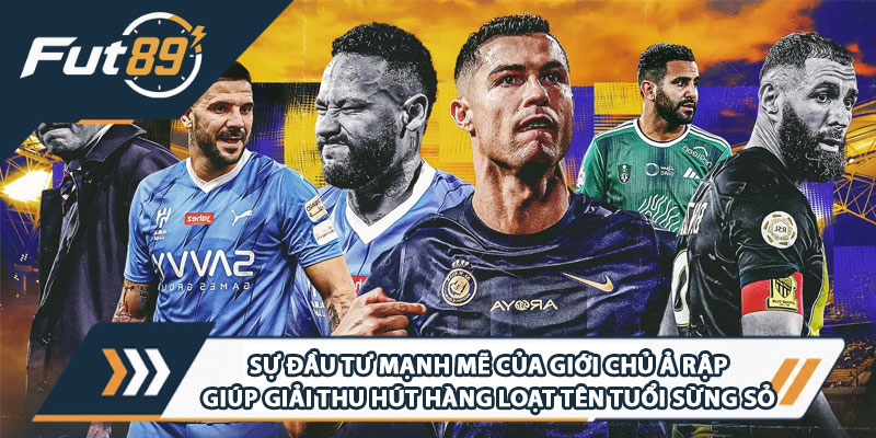 Sự đầu tư mạnh mẽ của giới chủ Ả Rập giúp giải thu hút hàng loạt tên tuổi sừng sỏ