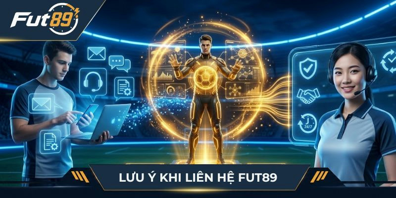 Lưu ý quan trọng khi liên hệ Fut89