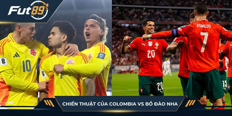 Chiến thuật của Colombia vs Bồ Đào Nha