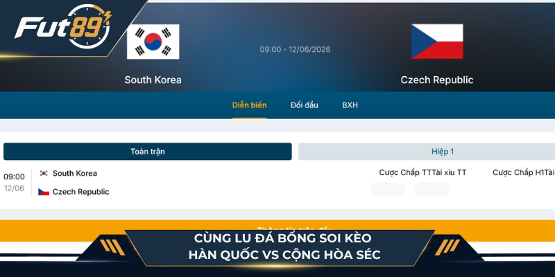 Lu Đá Bổng soi kèo Hàn Quốc vs Cộng Hòa Séc